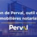 Démonstration de Perval pour consulter des références immobilières notariales